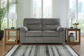Bay Furniture Gallery - Ashley Furniture - Bindura Living Room - Glider Loveseat / Mineral - 3030578
